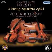 Förster: 3 String Quartets op. 21